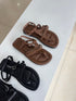 Casual Thong Sandals with Ankle Straps